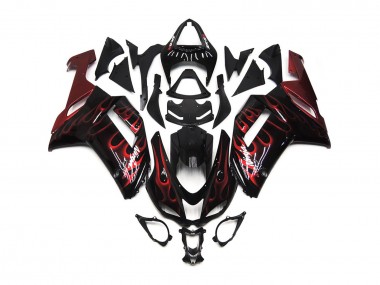 Acquista Rouge Brillant Flamme 07-08 ZX6R Carene Moto