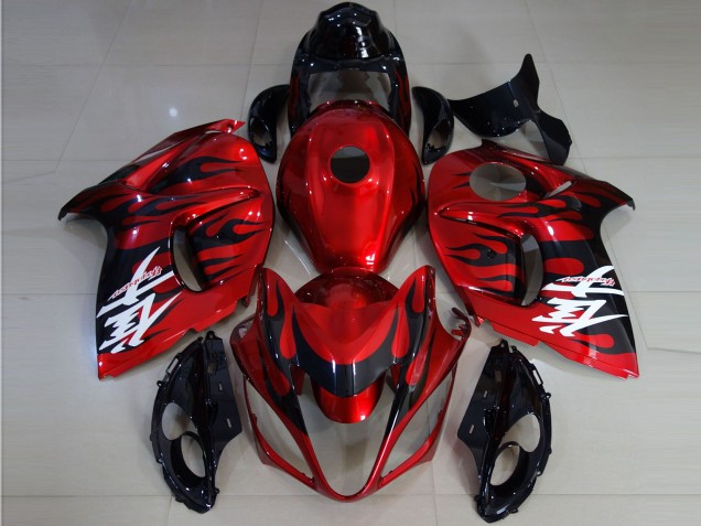 Rouge Vif Et Flamme 08-20 GSXR 1300 Carene Moto