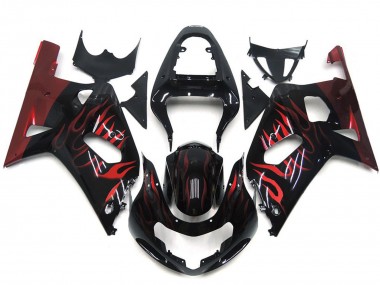 Acquista Rouge Vif Flamme 01-03 GSXR 600-750 Carene Moto