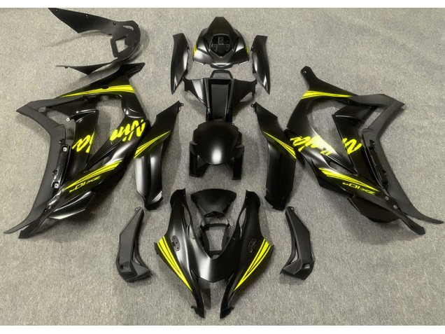 Satinato Nero & Giallo 16-19 ZX10R Carene Moto