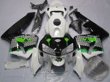 Acquista Schizzi Verdi Su Nero Lucido 05-06 CBR600RR Carene Moto