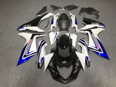 Acquista Scritta In Bianco & Nero Blu 11-24 GSXR 600-750 Carene Moto