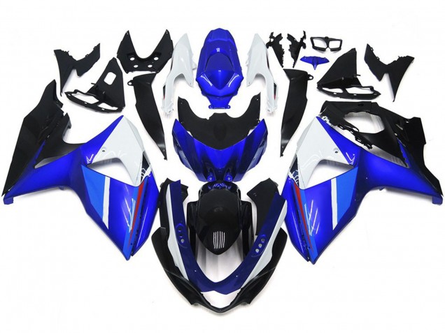 Solido Nero Lucido Blu Bianco 09-16 GSXR 1000 Carene Moto