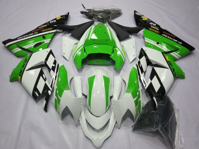 Speciale Bianco Verde 04-05 ZX10R Carene Moto