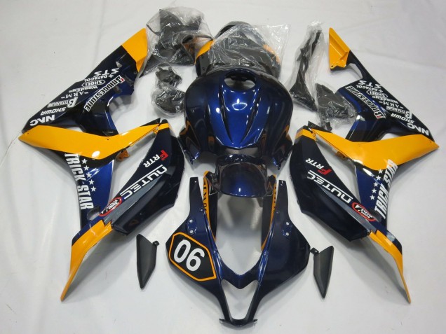 Speciale Blu Intenso & Giallo 07-08 CBR600RR Carene Moto