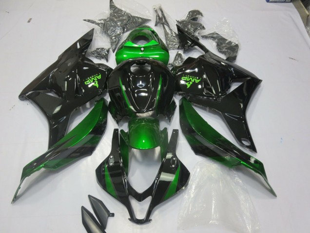 Speciale Verde Nero Lucido 09-12 CBR600RR Carene Moto