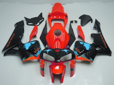 Acquista Splatter Azzurro Su Rosso 05-06 CBR600RR Carene Moto