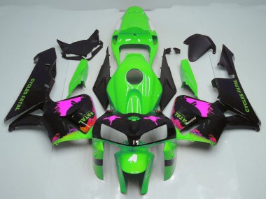 Acquista Splatter Rosa Sul Verde 05-06 CBR600RR Carene Moto