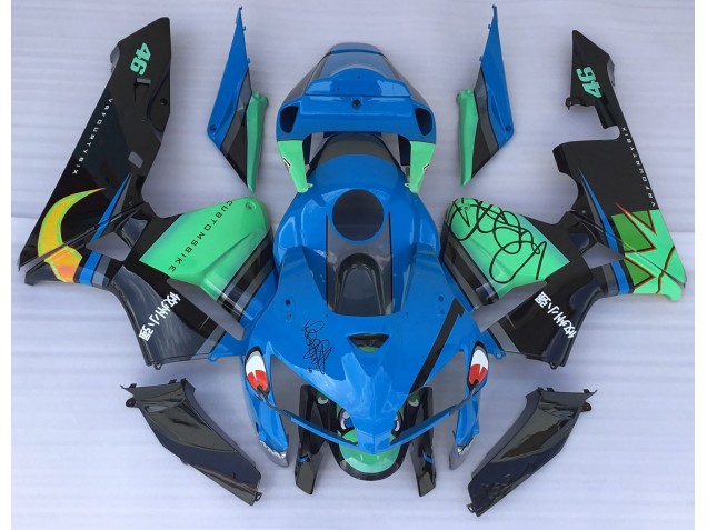 Squalo Blu & Verde 05-06 CBR600RR Carene Moto