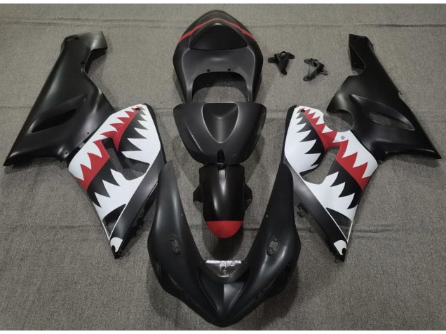 Squalo Nero Opaco 05-06 ZX6R Carene Moto