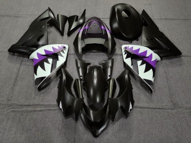 Acquista Squalo Nero Opaco & Viola 04-05 ZX10R Carene Moto