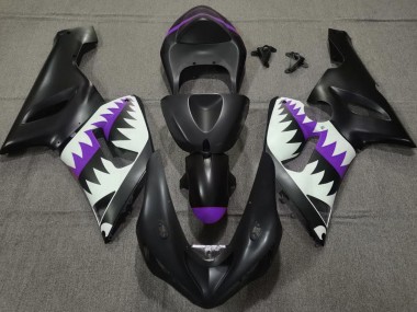 Acquista Squalo Nero Opaco & Viola 05-06 ZX6R Carene Moto