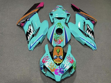 Acquista Squalo Verde Acqua 04-05 CBR1000RR Carene Moto