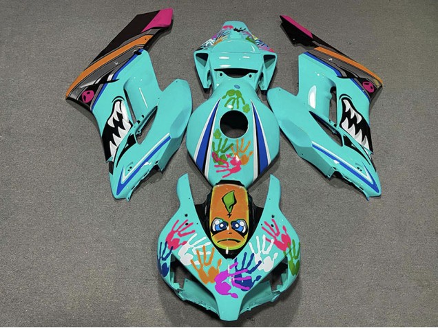 Squalo Verde Acqua 04-05 CBR1000RR Carene Moto