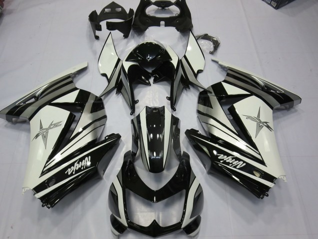 Stella D'Argento Bianca 08-12 Ninja 250 Carene Moto