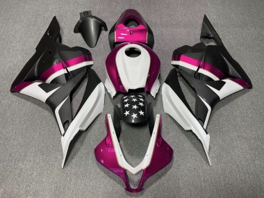 Acquista Stella Nera Opaca & Rosa 09-12 CBR600RR Carene Moto