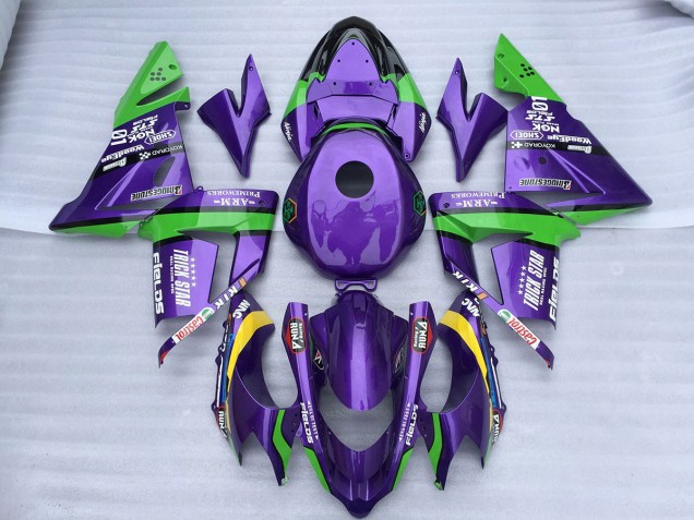 Stella Verde Viola 04-05 ZX10R Carene Moto