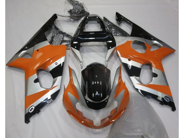 Stile Arancione Argento OEM 00-02 GSXR 1000 Carene Moto