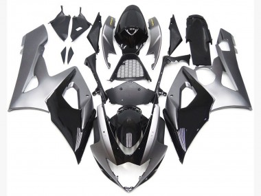 Acquista Stile Argento & Nero Lucido 05-06 GSXR 1000 Carene Moto