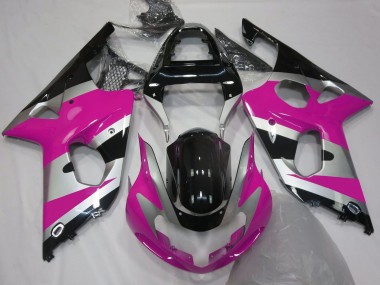 Acquista Stile Argento Rosa OEM 00-02 GSXR 1000 Carene Moto