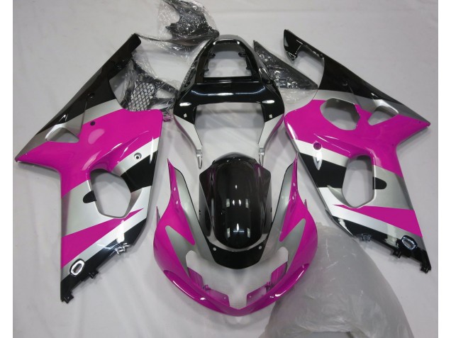 Stile Argento Rosa OEM 00-02 GSXR 1000 Carene Moto