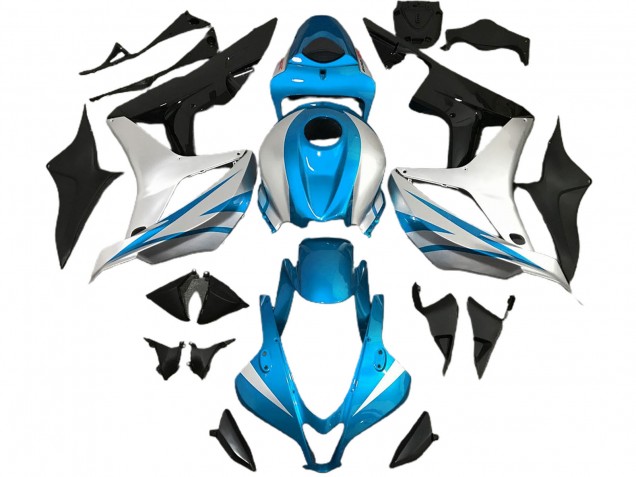 Stile Azzurro & Argento OEM 07-08 CBR600RR Carene Moto