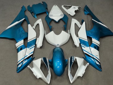 Acquista Stile Bianco Lucido & Azzurro OEM 08-16 R6 Carene Moto