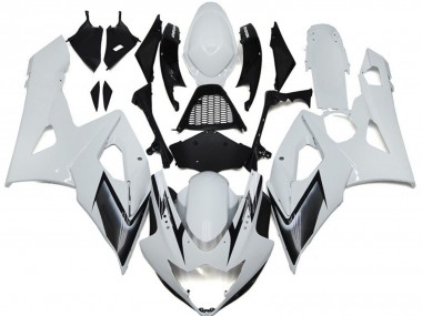 Acquista Stile Bianco Lucido Con Sfumature Argento 05-06 GSXR 1000 Carene Moto