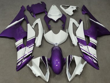 Acquista Stile Bianco Lucido & Viola OEM 08-16 R6 Carene Moto