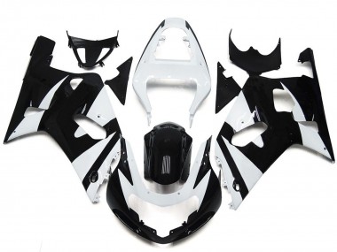 Acquista Stile Bianco & Nero OEM 01-03 GSXR 600-750 Carene Moto