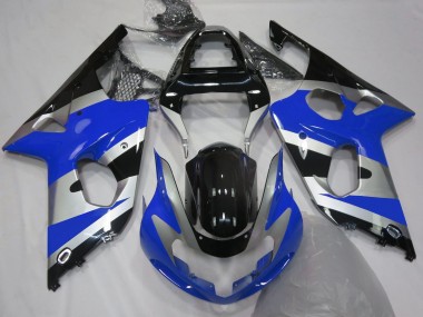 Acquista Stile Blu Argento OEM 00-02 GSXR 1000 Carene Moto