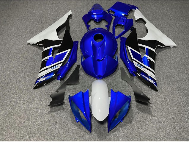 Stile Blu Bianco & Nero OEM 08-16 R6 Carene Moto