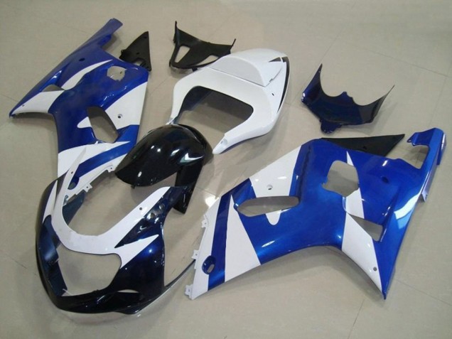 Stile Blu & Bianco OEM 01-03 GSXR 600-750 Carene Moto