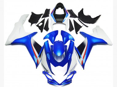 Acquista Stile Blu Intenso & Bianco Lucido 11-24 GSXR 600-750 Carene Moto