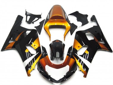 Acquista Stile Bronzo & Nero OEM 01-03 GSXR 600-750 Carene Moto