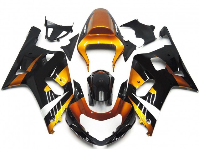 Stile Bronzo & Nero OEM 01-03 GSXR 600-750 Carene Moto
