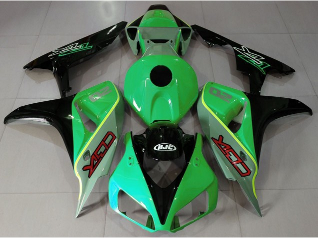 Stile Cbr Verde Lucido & Nero 06-07 CBR1000RR Carene Moto