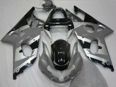 Acquista Stile Grigio Argento OEM 00-02 GSXR 1000 Carene Moto