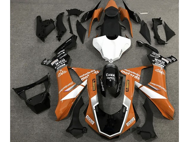 Stile Logo Arancione Lucido 15-19 R1 Carene Moto