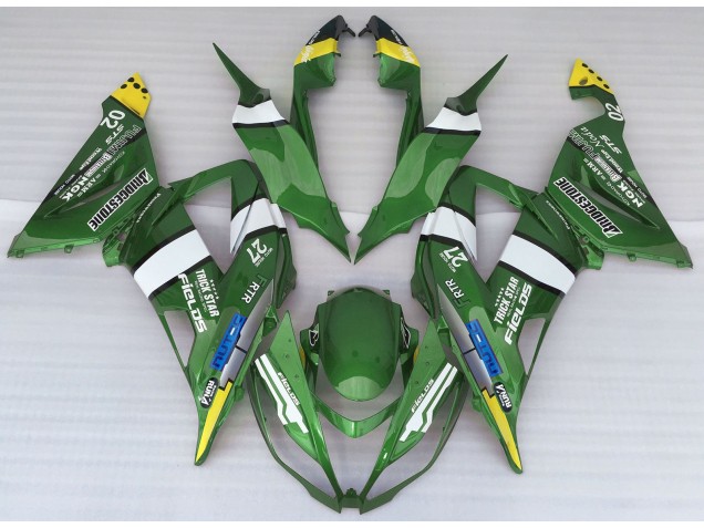 Stile Logo Verde 13-18 ZX6R Carene Moto