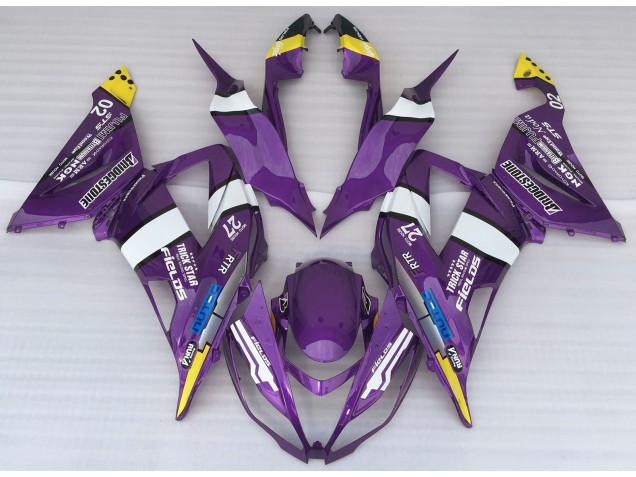 Stile Logo Viola 13-18 ZX6R Carene Moto