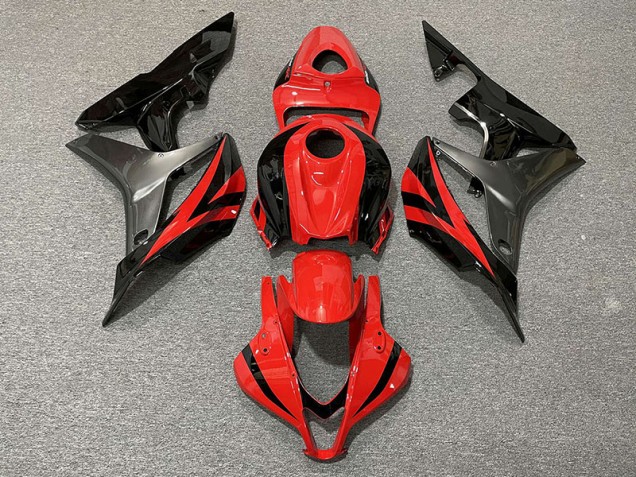 Stile OEM Rosso & Grigio 07-08 CBR600RR Carene Moto