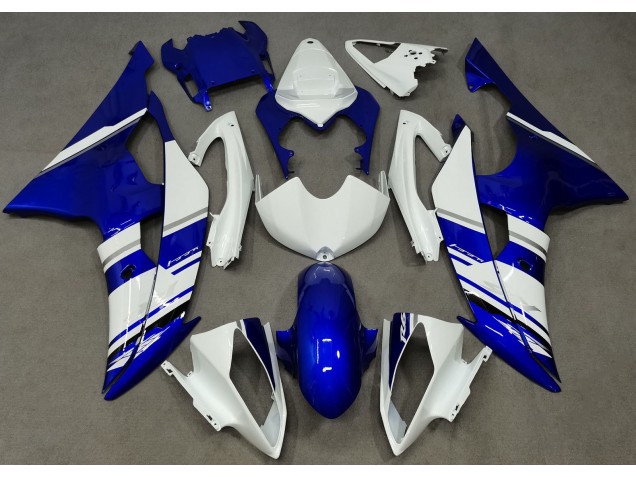 Stile Personalizzato OEM Blu & Bianco 08-16 R6 Carene Moto
