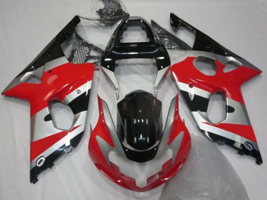 Acquista Stile Rosso Argento OEM 00-02 GSXR 1000 Carene Moto