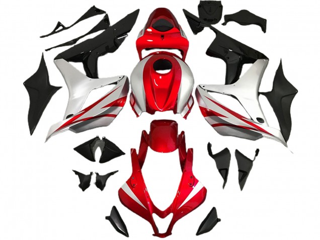 Stile Rosso & Argento OEM 07-08 CBR600RR Carene Moto