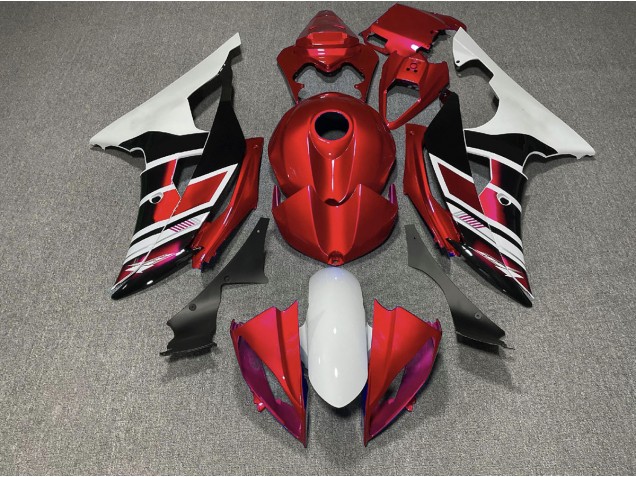 Stile Rosso Bianco & Nero OEM 08-16 R6 Carene Moto