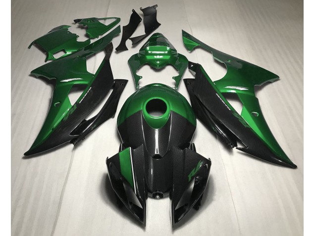 Stile Verde W Fibra Di Carbonio 08-16 R6 Carene Moto