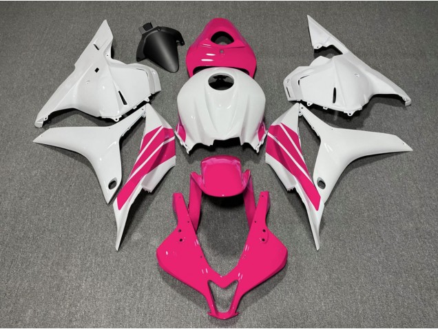 Striscia Laterale Rosa & Bianca 09-12 CBR600RR Carene Moto
