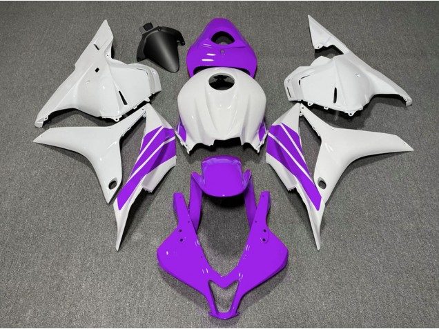 Striscia Laterale Viola & Bianca 09-12 CBR600RR Carene Moto