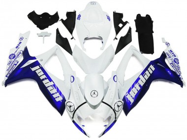 Acquista Style Brillant Bleu Et Blanc Jordan 06-07 GSXR 600-750 Carene Moto